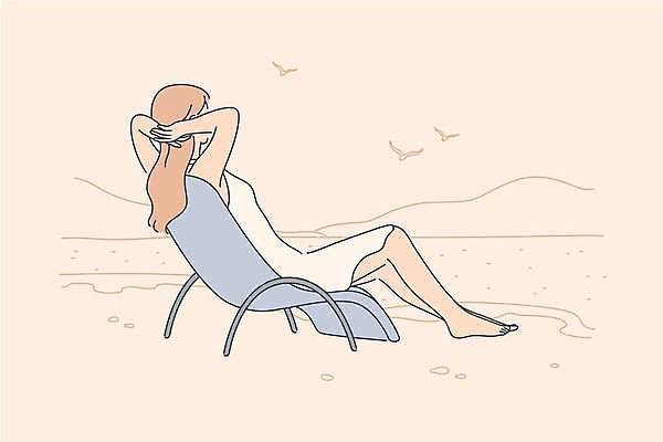 EPS 해외이미지 캐릭터 라이프스타일 여자 수영복 행복 여유 바다 여행 백그라운드 의자 일러스트 자연 호텔 휴가 휴식 피곤 사람 앉기 야외 물 비키니 여행객 자유 휴게실 플랫 만화 휴양지 심플 주말 거짓말 해외일러스트 일러캐릭터 자연요소 옷 감정 가구 컨셉 모션 숙소 생활 장소 생태계 파일형식 벡터 이미지허브