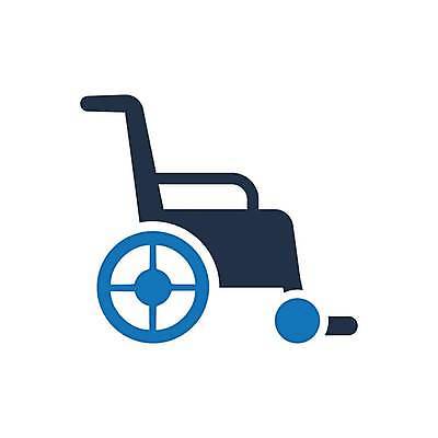 EPS 해외이미지 일러스트 심볼 휠체어 장애 해외일러스트 파일형식 벡터 이미지허브