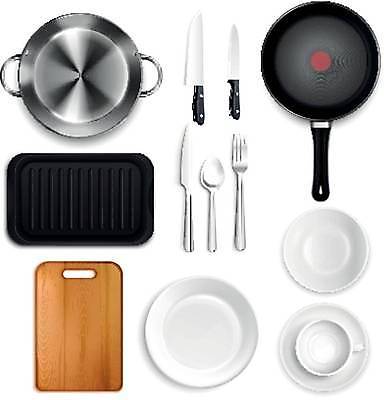 EPS 해외이미지 접시 포크 일러스트 주방용품 사람없음 컵 주방 숟가락 프라이팬 나이프 그릴 냄비 컵받침 식칼 나무도마 해외일러스트 식기 생활용품 도마 수저 목재 칼 솥 받침대 파일형식 벡터 이미지허브