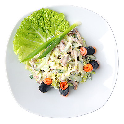 포토 JPG 해외이미지 전통 접시 음식 채소 오렌지 양파 어류 요리 동양인 사람없음 장식 초록색 일본 샐러드 흰색 준비 연어 점심식사 고립 해외포토 식기 아시아 컬러 과일 인종 식사 수중동물 파일형식 이미지허브