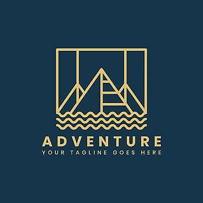 EPS 해외이미지 물결 일러스트 비즈니스 산 사람없음 심볼 라인아트 심플 물결무늬 브랜딩 해외일러스트 선 무늬 파일형식 벡터 이미지허브