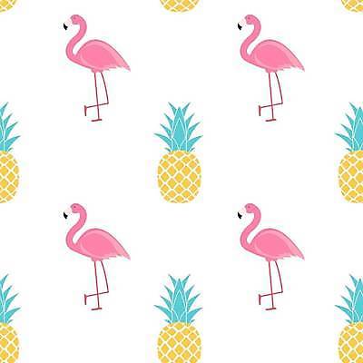 EPS 해외이미지 백그라운드 잎 패턴 여러마리 일러스트 사람없음 패턴백그라운드 시원함 플라밍고 파인애플 해외일러스트 식물 다수 무늬 과일 조류 열대과일 파일형식 벡터 이미지허브