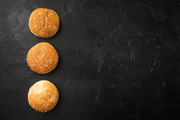 포토 JPG 해외이미지 빵 패스트푸드 사람없음 햄버거 햄버거빵 플랫레이 해외포토 음식 플랫 인스턴트 파일형식 이미지허브