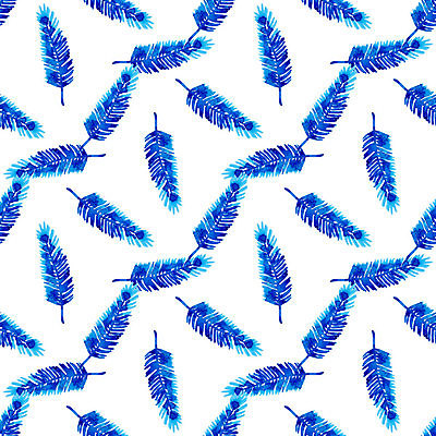 포토 JPG 해외이미지 디자인 백그라운드 패턴 일러스트 사람없음 파란색 패턴백그라운드 흰색 깃털 해외일러스트 컬러 무늬 파일형식 이미지허브