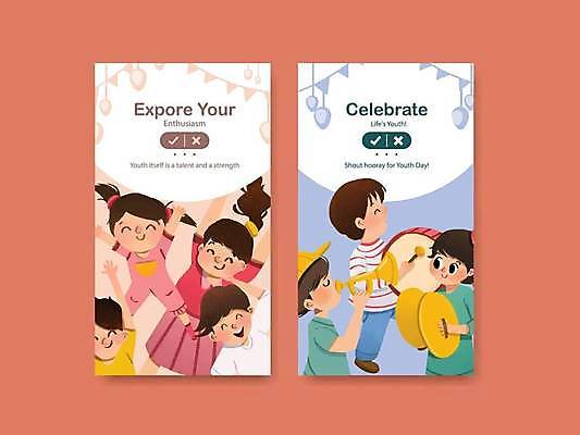 EPS 해외이미지 전신 여자 남자 어린이 분홍색 연주 일러스트 소년 여러명 상반신 파란색 친구 세트 점프 우정 만세 나팔 북 즐거움 심벌즈 가랜드 소셜네트워크 소셜미디어 어린이만 해외일러스트 감정 악기 음악 컬러 다수 관계 모션 타악기 사람 파티용품 파일형식 벡터 이미지허브