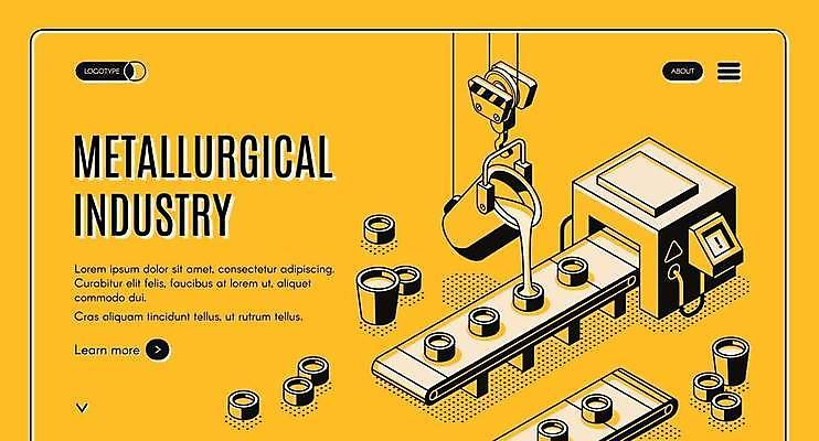 EPS 해외이미지 식물 템플릿 배너 산업 선 컨셉 인터넷 일러스트 회사 비즈니스 공장 미술 노란색 금속 검은색 웹 녹음 액체 붓기 제조 광석 땅 철 기중기 페이지 무거움 온라인 구리 방법 용광로 주조 착륙 철강 컨베어밸트 해외일러스트 컬러 공업 모션 재질 문화예술 기계 기록 원소 중장비 무게 파일형식 벡터 이미지허브
