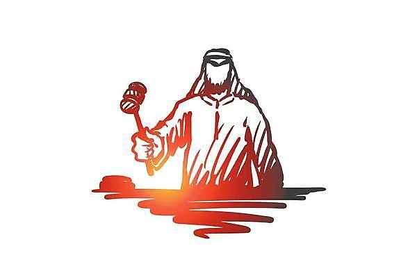 EPS 해외이미지 전통 드레스 문장 백그라운드 컨셉 일러스트 검은색 가운 이슬람교 스케치 심볼 문서 법 손그림 의사봉 비서 법관 공정 법원 변호사 고립 법정 해외일러스트 직업 문자 옷 종교 컬러 미술 법률가 파일형식 벡터 이미지허브