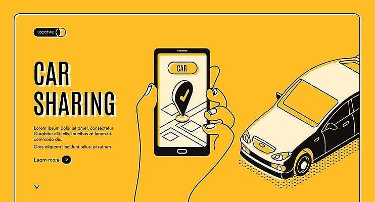 EPS 해외이미지 손 일러스트 자동차 들기 타이포그라피 신체부위 스마트폰 노란색 체크표시 위치 약도 아이소메트릭 카쉐어링 해외일러스트 문자 육상교통 컬러 지도 모션 사람 핸드폰 스마트기기 확인 파일형식 벡터 공유경제 이미지허브