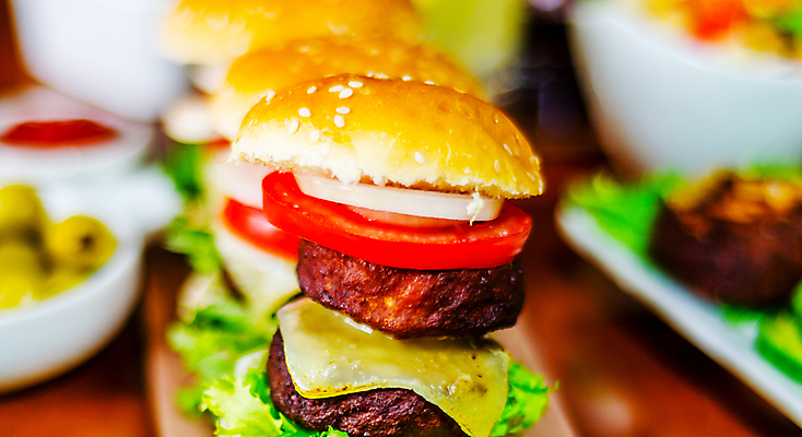 포토 JPG 해외이미지 패스트푸드 실내 사람없음 아웃포커스 쌓기 햄버거 인스턴트 정크푸드 해외포토 음식 모션 촬영기법 내부 파일형식 이미지허브