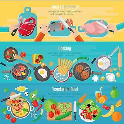 EPS 해외이미지 손 음식 채소 일러스트 도마 바나나 스테이크 요리 신체부위 주스 프라이팬 냄비 망치 굽기 거품기 뒤집개 연어 주걱 식칼 나무도마 생닭 비건음식 해외일러스트 음료 과일 주방용품 서양음식 어류 사람 목재 공구 닭 솥 구이 파일형식 벡터 비건 이미지허브