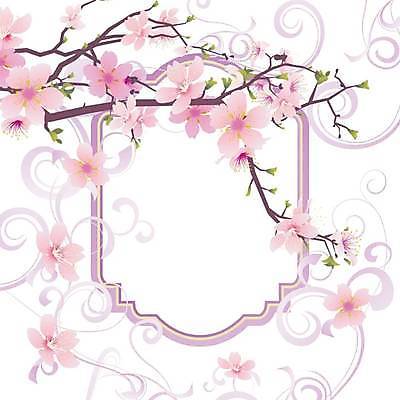 EPS 해외이미지 꽃 분홍색 결혼 일러스트 사랑 봄 벚꽃 나뭇가지 생일 해외일러스트 나무 식물 계절 기념일 감정 컬러 이벤트 파일형식 벡터 이미지허브