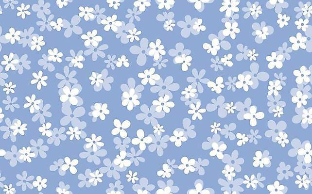 EPS 해외이미지 디자인 꽃 패턴 꽃백그라운드 일러스트 사람없음 파란색 패턴백그라운드 플라워패턴 해외일러스트 식물 컬러 백그라운드 무늬 파일형식 벡터 이미지허브