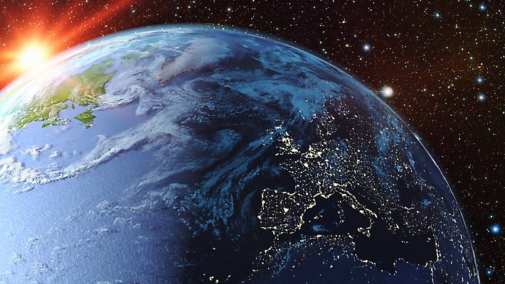 JPG 해외이미지 지구 일러스트 사람없음 파란색 3D 우주 해외일러스트 컬러 디지털합성 파일형식 이미지허브