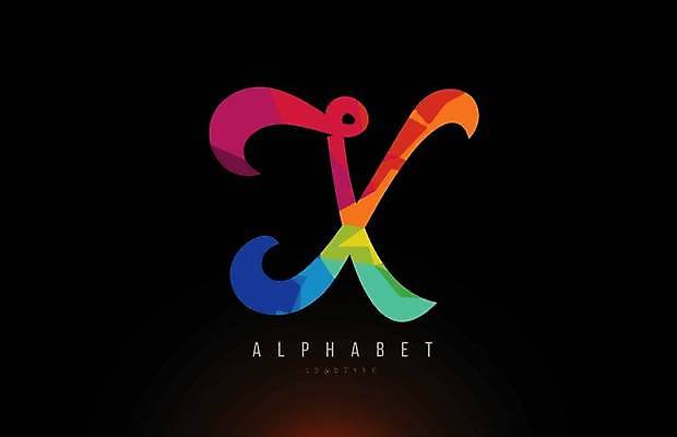 EPS 해외이미지 모양 템플릿 디자인 알파벳 백그라운드 무지개 일러스트 회사 비즈니스 빨간색 초록색 파란색 노란색 X 편지 심볼 신분 엘리먼트 활자 해외일러스트 자연요소 영어 컬러 활자판 파일형식 벡터 이미지허브