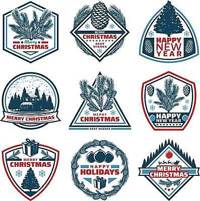 EPS 해외이미지 나무 잎 크리스마스 일러스트 주택 사람없음 선물상자 세트 라벨 원형 솔방울 마름모 육각형 해피뉴이어 오너먼트 해외일러스트 도형 식물 기념일 크리스마스장식 프레임 선물 건물 상자 새해인사 파일형식 벡터 이미지허브
