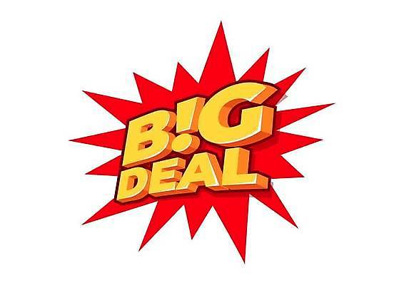 EPS 해외이미지 말풍선 일러스트 이벤트 타이포그라피 사람없음 빨간색 노란색 세일 느낌표 딜 빅세일 해외일러스트 문자 기호 컬러 파일형식 벡터 이미지허브