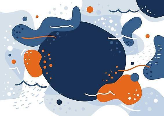 EPS 해외이미지 디자인 백그라운드 일러스트 추상 사람없음 원형 남색 그림 웨이브 미니멀 해외일러스트 도형 컬러 무늬 파일형식 벡터 이미지허브