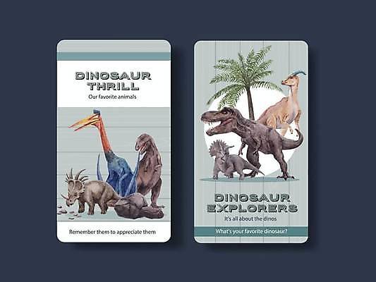 EPS 해외이미지 나무 여러마리 일러스트 사람없음 세트 공룡 고대생물 민트색 소셜네트워크 소셜미디어 쥬라기 해외일러스트 식물 컬러 다수 파충류 생물 파일형식 벡터 이미지허브