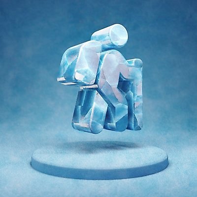 포토 JPG 해외이미지 사람모양 사람없음 파란색 3D 얼음 등산 하이킹 입체 오브젝트 해외포토 자연요소 모양 컬러 레저 트래킹 디지털합성 파일형식 이미지허브