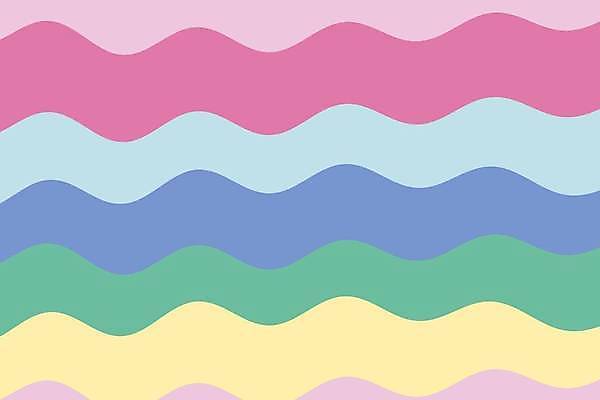 EPS 해외이미지 디자인 파도 분홍색 무지개 패턴 일러스트 창조 그래픽 초록색 파란색 컬러풀 노란색 보라색 줄무늬 공백 웨이브 덮기 층 파스텔톤 카피스페이스 성소수자 해외일러스트 자연요소 바다 컬러 무늬 모션 파일형식 벡터 이미지허브
