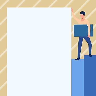 EPS 해외이미지 전신 디자인 남자 백그라운드 일러스트 비즈니스 프레임 한명 서기 들기 성인 파란색 공백 잡기 비즈니스맨 플랫 얼굴없음 성인남자한명만 카피스페이스 해외일러스트 1 컬러 모션 사람 직장인 남자한명만 성인남자만 파일형식 벡터 이미지허브