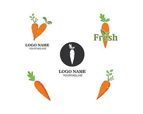 EPS 해외이미지 농업 일러스트 사람없음 주황색 당근 심볼 해외일러스트 산업 컬러 뿌리채소 파일형식 벡터 이미지허브