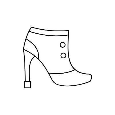 EPS 해외이미지 모양 디자인 여자 산업 선 구두 신발 일러스트 부츠 유행 웹 흰색 화려 우아함 가죽 땅 심볼 피부 오브젝트 사인 윤곽 숨김 고립 얇은 양발 엘리먼트 스타일 해외일러스트 컬러 컨셉 인터넷 사람 신체부위 파일형식 벡터 이미지허브
