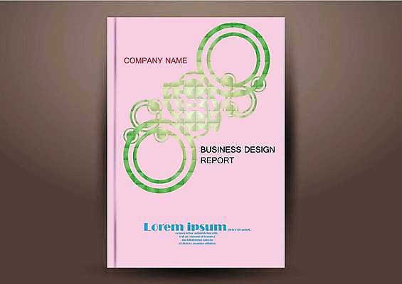 EPS 해외이미지 표지디자인 표지 선 분홍색 북커버 일러스트 비즈니스 추상 사람없음 책 원형 표지샘플 해외일러스트 도형 컬러 무늬 파일형식 벡터 이미지허브