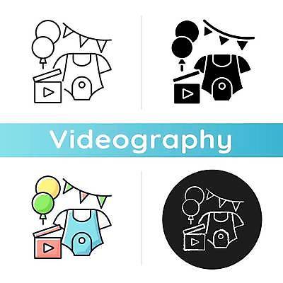 EPS 해외이미지 일러스트 사람없음 파티 플랫 영상 풍선 유아복 가랜드 콘텐츠 베이비샤워 브이로그 해외일러스트 라이프스타일 옷 이벤트 아기용품 파티용품 동영상 파일형식 벡터 이미지허브