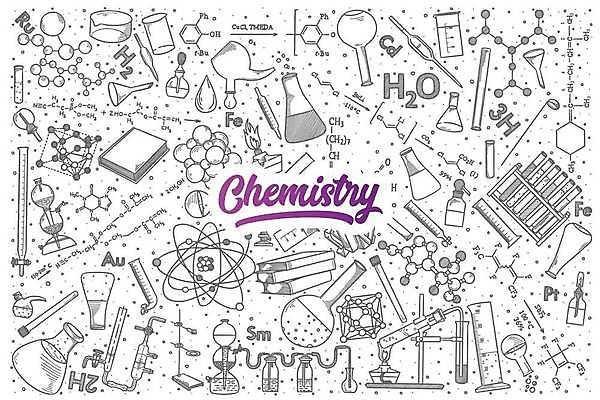 EPS 해외이미지 손글씨 일러스트 실험기구 사람없음 책 세트 화학 낙서 스포이트 라인아트 플라스크 시험관 손그림 알코올램프 분자구조 시험관대 원자구조 화학구조 화학기호 화학식 해외일러스트 기호 선 과학 원자 공식 피펫 파일형식 벡터 이미지허브
