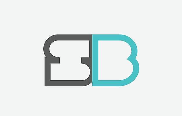 EPS 해외이미지 모양 템플릿 디자인 알파벳 백그라운드 일러스트 회사 비즈니스 파란색 회색 편지 B 심볼 신분 S 엘리먼트 활자 해외일러스트 영어 컬러 활자판 파일형식 벡터 이미지허브