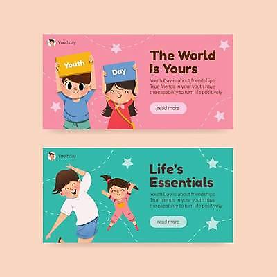 EPS 해외이미지 학생 여자 남자 행복 별 어린이 일러스트 수채화 들기 소녀 소년 여러명 상반신 기쁨 만세 춤 어린이날 어린이만 해외일러스트 자연요소 기념일 감정 다수 모션 문화예술 사람 파일형식 벡터 이미지허브