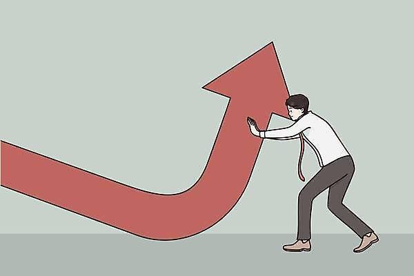 EPS 해외이미지 전신 남자 화살표 일러스트 비즈니스 한명 성인 비즈니스맨 수비 밀기 상승 성인남자한명만 해외일러스트 1 컨셉 모션 사람 직장인 남자한명만 성인남자만 파일형식 벡터 이미지허브