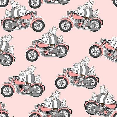 EPS 해외이미지 분홍색 동물캐릭터 패턴 여러마리 일러스트 사람없음 눕기 귀여움 고양이 패턴백그라운드 오토바이 승차 판다 해외일러스트 일러캐릭터 동물 캐릭터 컬러 다수 백그라운드 컨셉 무늬 곰 포유류 모션 반려동물 바이크 파일형식 벡터 이미지허브