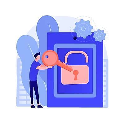 EPS 해외이미지 전신 남자 일러스트 열쇠 자물쇠 한명 들기 성인 디지털 톱니바퀴 보안 잠금해제 성인남자한명만 디지털라이프 해외일러스트 1 라이프스타일 모션 안전 사람 남자한명만 성인남자만 파일형식 벡터 이미지허브