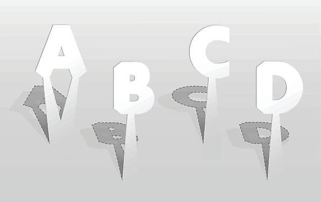 EPS 해외이미지 디자인 알파벳 종이 분홍색 컨셉 스티커 일러스트 추상 3 그림자 그래픽 회색 흰색 자르기 편지 B A C D 판지 해외일러스트 영어 컬러 무늬 모션 파일형식 벡터 이미지허브