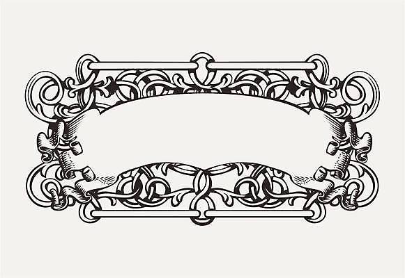 EPS 해외이미지 디자인 일러스트 프레임 사람없음 세트 라벨 빈티지 우아함 테두리 고딕 바로크 빅토리아 해외일러스트 컨셉 파일형식 벡터 이미지허브