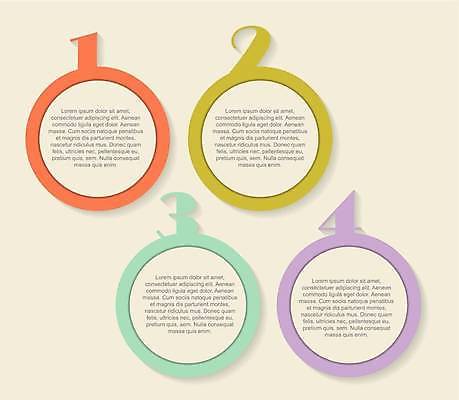 EPS 해외이미지 디자인 일러스트 비즈니스 사람없음 숫자 자료 인포그래픽 정보 원형 파스텔톤 목차 해외일러스트 도형 문자 컬러 파일형식 벡터 이미지허브