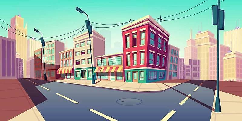 EPS 해외이미지 주간 외관 도로 백그라운드 무늬 가로등 일러스트 건축양식 거리 주택 사람없음 건물 여름 도시풍경 고층빌딩 램프 도시 시간 고속도로 보행로 모서리 만화 교차로 회전 얼룩말 타운 카페테리아 건너기 방법 해외일러스트 자연요소 동물 건축물 계절 공공시설 건축 길 교통시설 모션 조명 풍경 빌딩 말 파일형식 벡터 이미지허브