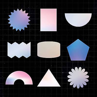 EPS 해외이미지 디자인 스티커 꽃무늬 일러스트 추상 사람없음 세트 삼각형 아치 직사각형 엘리먼트 오각형 지그재그 홀로그램 해외일러스트 도형 꽃 무늬 파일형식 벡터 이미지허브