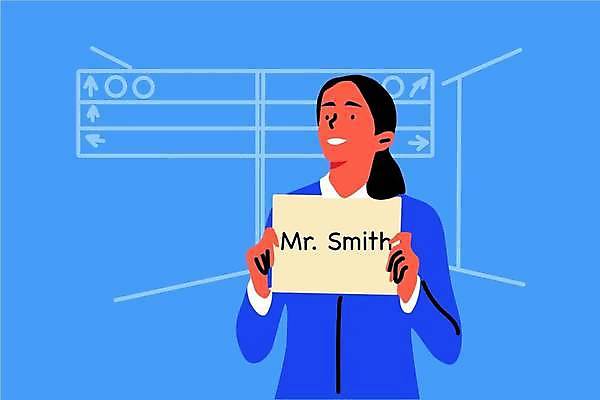 EPS 해외이미지 배너 여자 일러스트 비즈니스 사각프레임 한명 들기 상반신 성인 파란색 비즈니스우먼 기다림 공항 성인여자한명만 해외일러스트 1 컬러 교통시설 모션 프레임 사람 사각형 직장인 여자한명만 성인여자만 파일형식 벡터 이미지허브