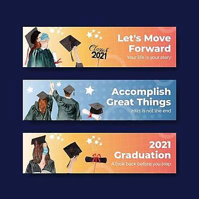 EPS 해외이미지 템플릿 배너 여자 남자 가로배너 별 일러스트 학사모 졸업 졸업생 마스크 들기 여러명 상반신 성인 파란색 손잡기 주황색 올려보기 졸업가운 졸업장 성인만 배너세트 해외일러스트 자연요소 모자_잡화 교육 컬러 다수 모션 사람 가로 세트 가운 파일형식 벡터 이미지허브