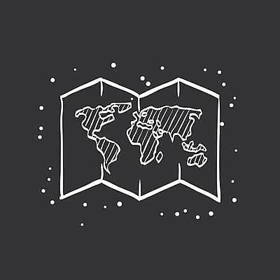 EPS 해외이미지 세계지도 일러스트 사람없음 검은색 흰색 해외일러스트 컬러 지도 세계 파일형식 벡터 이미지허브