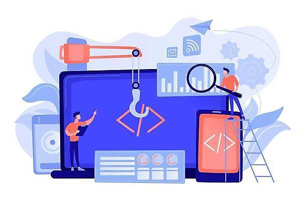 EPS 해외이미지 전신 남자 일러스트 사다리 돋보기 그래프 들기 성인 두명 노트북 디지털 가리킴 기중기 갈고리 서류판 성인남자만 디지털라이프 해외일러스트 라이프스타일 모션 사람 손짓 전자제품 사무용품 도구 중장비 남자만 성인만 파일형식 벡터 이미지허브