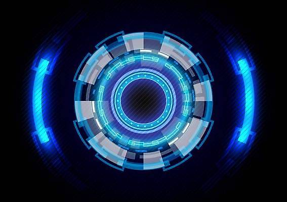 EPS 해외이미지 백그라운드 일러스트 사람없음 디지털 사이버 UI SF 해외일러스트 파일형식 벡터 이미지허브