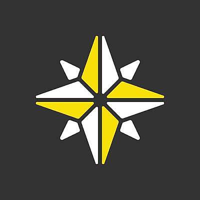 EPS 해외이미지 디자인 일러스트 사람없음 노란색 검은색 흰색 나침반 방향 북쪽 동쪽 남쪽 서쪽 해외일러스트 컬러 파일형식 벡터 이미지허브