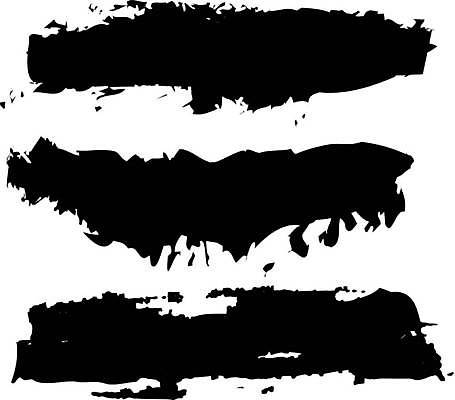 EPS 해외이미지 디자인 일러스트 붓터치 사람없음 검은색 질감 그런지 해외일러스트 컬러 파일형식 벡터 이미지허브