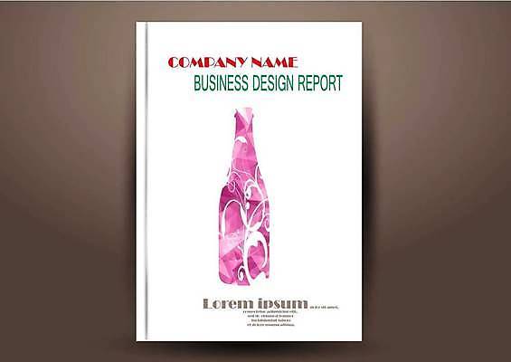 EPS 해외이미지 표지디자인 표지 선 분홍색 북커버 일러스트 비즈니스 사람없음 책 병 표지샘플 해외일러스트 식기 컬러 파일형식 벡터 이미지허브