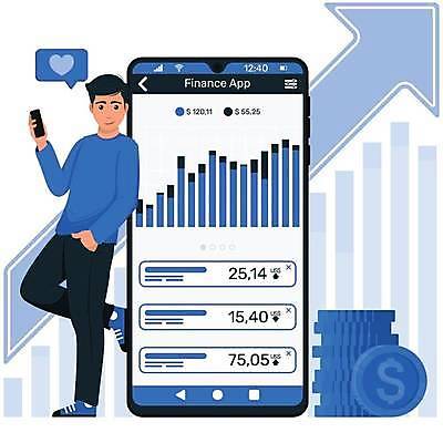 EPS 해외이미지 이동 돈 일러스트 사람 스마트폰 쇼핑 세일 달러 상점 디지털 스크린 동전 정보 성장 우승 절약 그리기 지갑 재산 플랫 어플리케이션 구매 가격 분석 이익 가치 월급 계좌 환불 가상 해외일러스트 컨셉 모션 금융 핸드폰 스마트기기 최고 파일형식 벡터 이미지허브