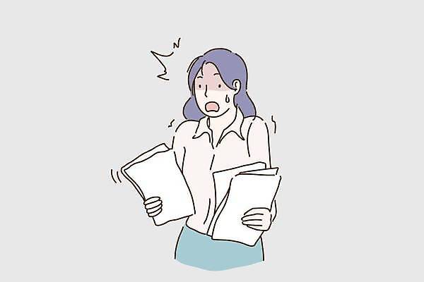 EPS 해외이미지 여자 감정 일러스트 한명 들기 상반신 성인 놀람 비즈니스우먼 문서 성인여자한명만 해외일러스트 1 비즈니스 모션 표정 사람 직장인 여자한명만 성인여자만 파일형식 벡터 이미지허브